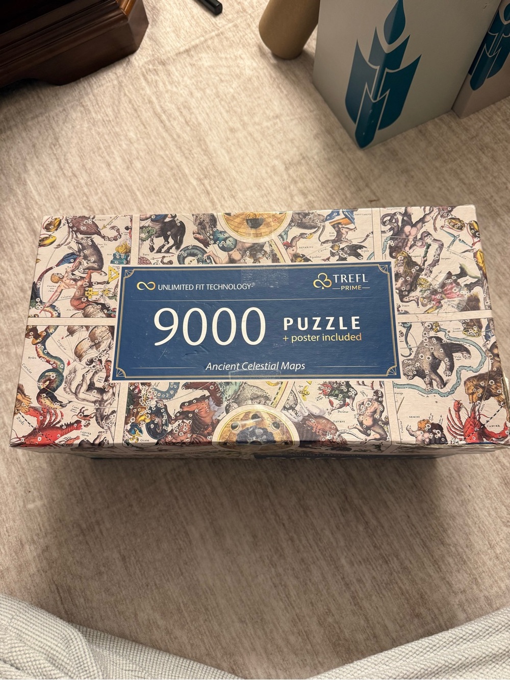 9000-Piece Puzzle in Blue – Ancient Celestial Maps
